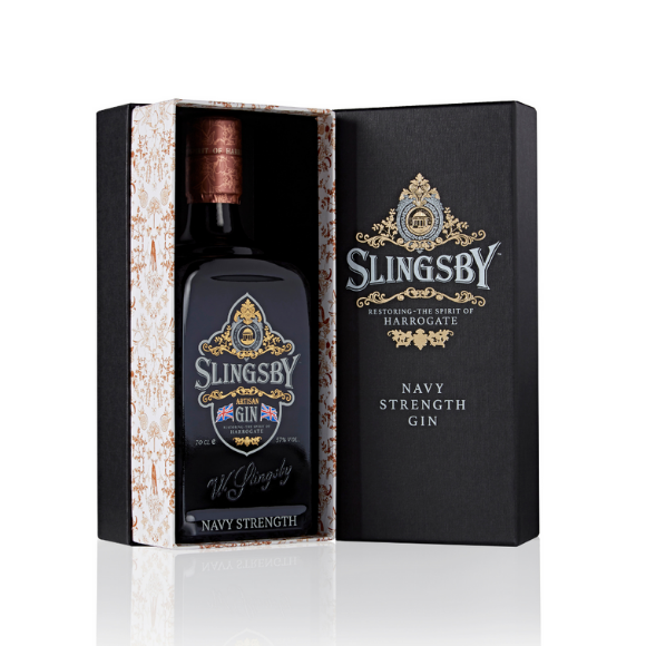 Slingsby Navy Strength 70cl Gin T Box Spirit Of Harrogate